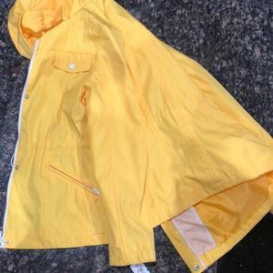 Yellow raincoat